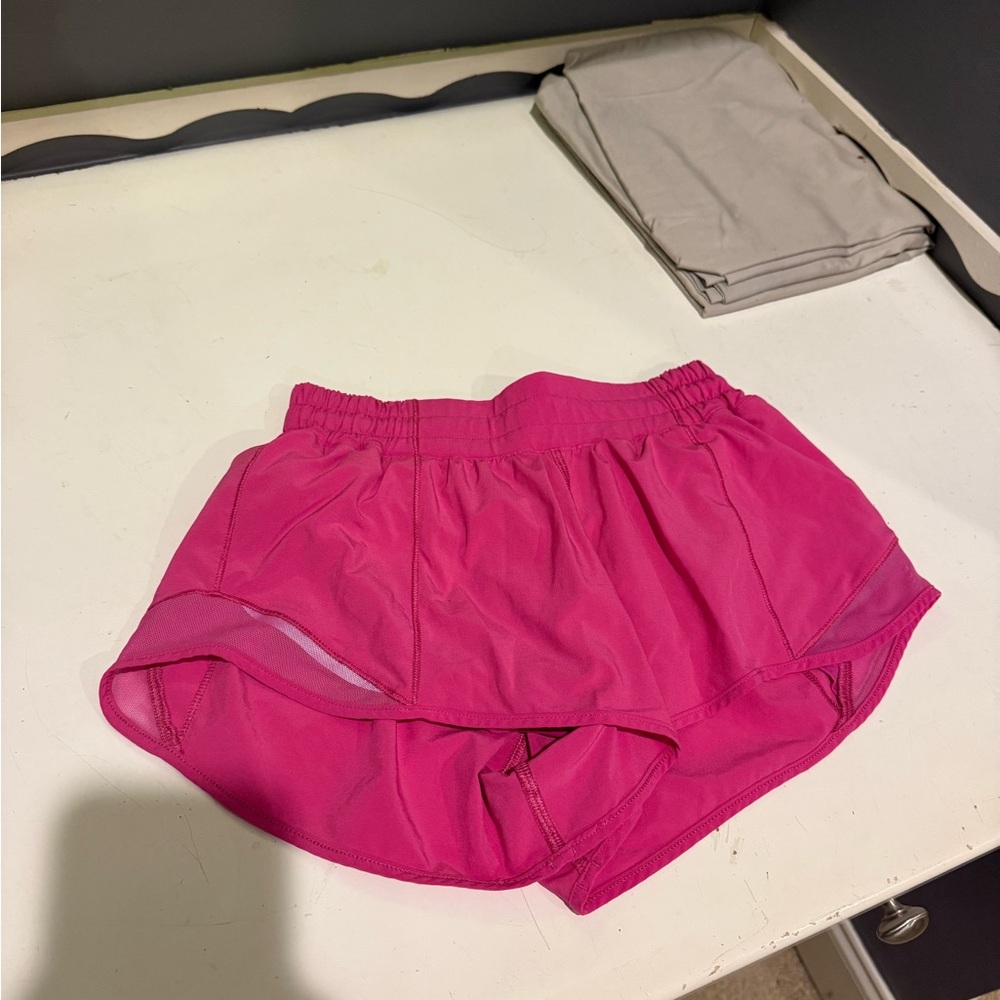 Lululemon Athletica Hot Pink Athletic Shorts